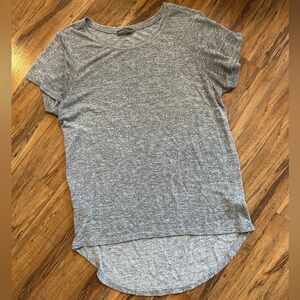 Market & Spruce Gray Heathered Crew Tee